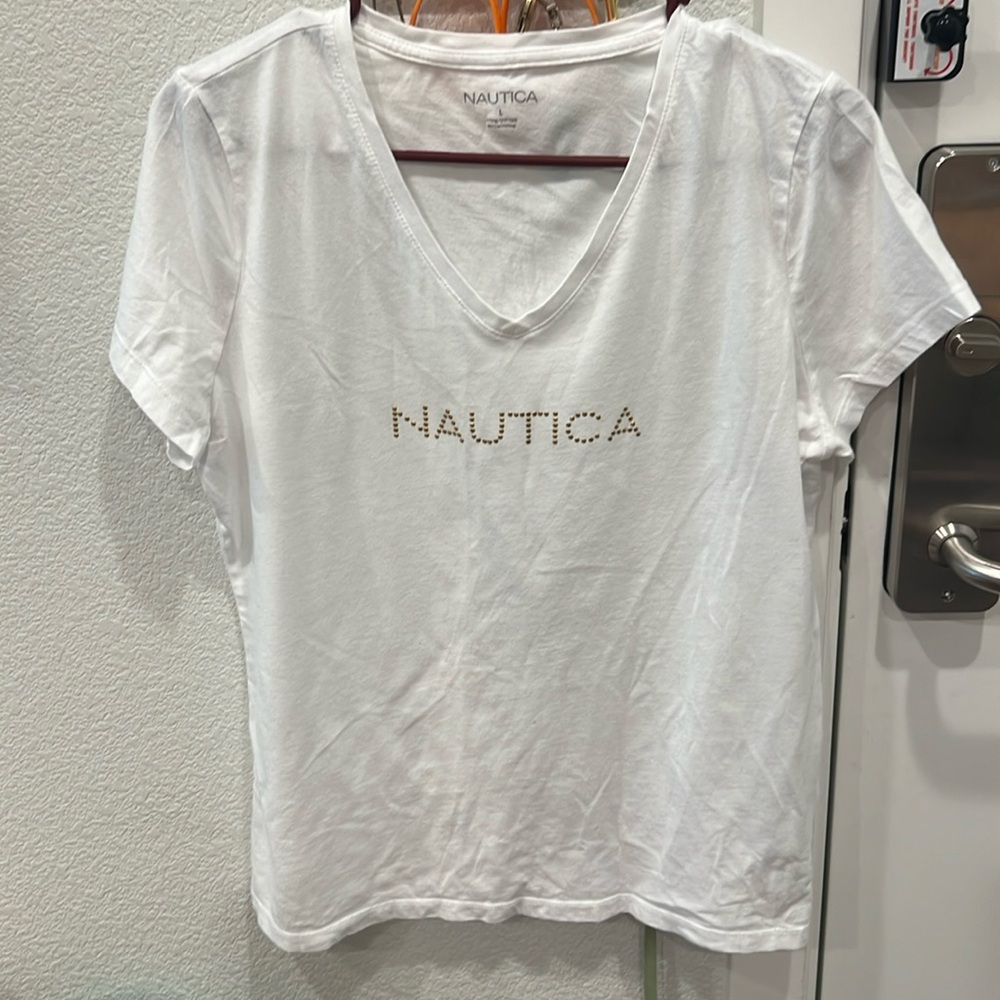 Womens white Nautica T-shirt